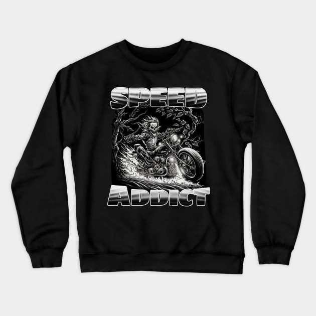 Speed Addict Crewneck Sweatshirt by pxdg